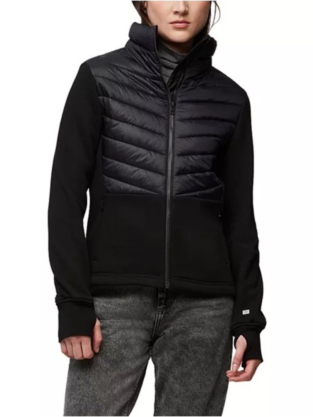 Soia & Kyo Black Annick-N-N Light Down Jacket Sz XL